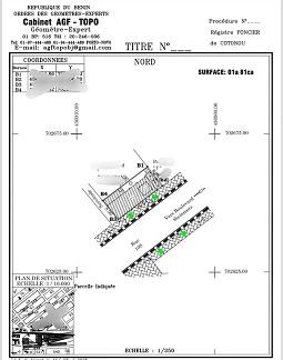 IMMEUBLE AU BORD DU GOUDRON À GUINKOMEY