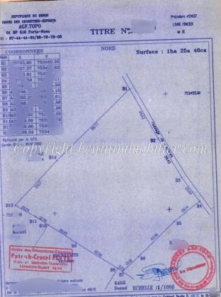  ZÈ CENTRE – DOMAINE AVEC TECKERAIE & TITRE FONCIER 