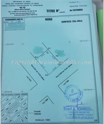 PARCELLE À STE RITA – ANGLE DE RUE 