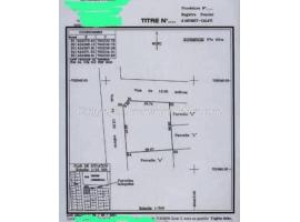 PARCELLES CLÔTURÉES EN ANGLE DE RUE - TOGBIN PLAGE - FIDJROSSÈ 